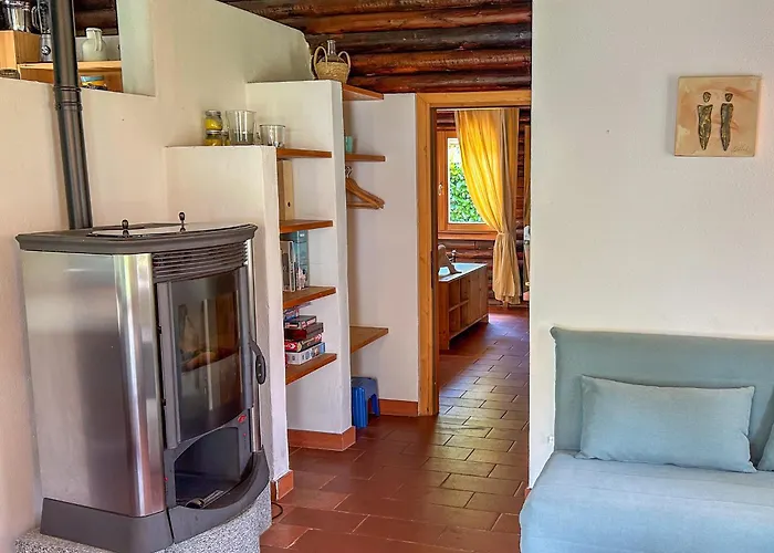 Semesterbostad Bassotta Strand-blockhaus Sorico